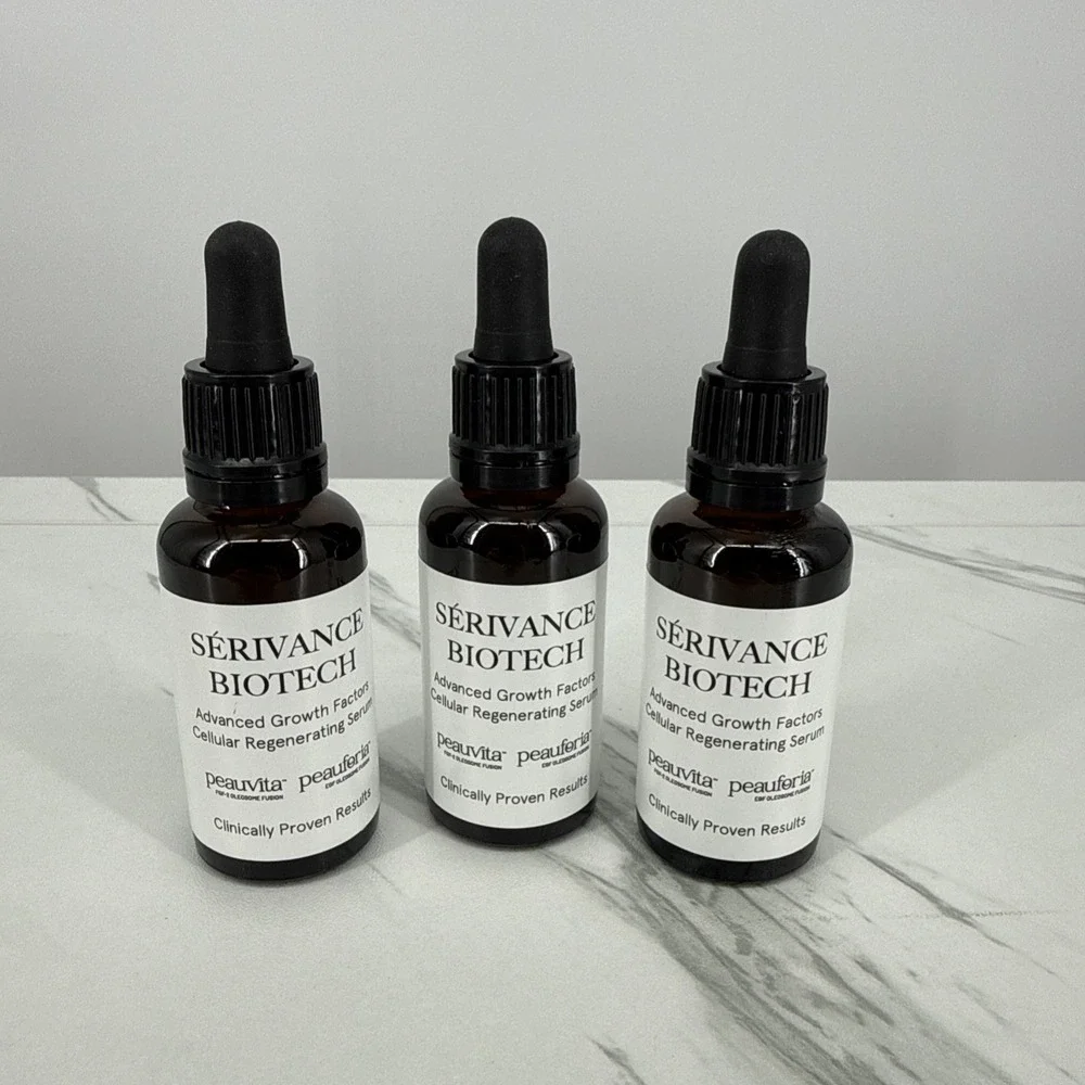 Serivance Biotech Advanced Growth Factors Cellular Regen Serum Anti-Aging 3pk